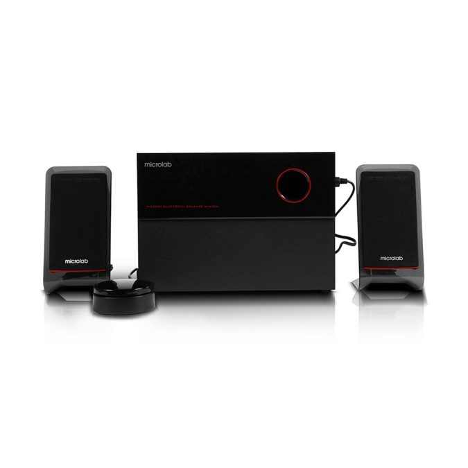 Акустическая система, Microlab, M200BT, выход мощн 40Вт, RMS, частота 30-20 000 Гц, 75ДБ,2RCA , Чёрный