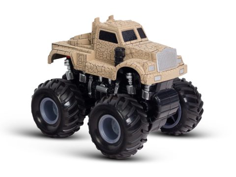 Инерционный внедорожник 12см, X Game kids, X7656, Серия OFF-ROAD, Открытая упаковка, Бежевый кузов, Цветная русифицированная коробка