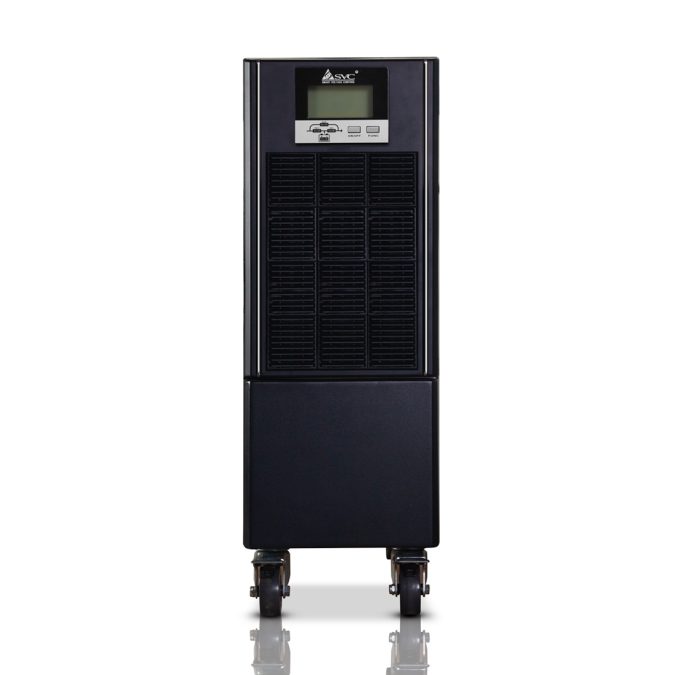 Источник бесперебойного питания, SVC, GT31-20KVA, Мощность 20кВА/18кВт, Трёхфазный (3 фазы на вход, 1 на выход), GT31-серия, On-Line, LCDRS-232/USB SMART, Диапазон работы AVR: 190-499В, Батарея: 16 шт. (не поставляется в комплекте), Чёрный