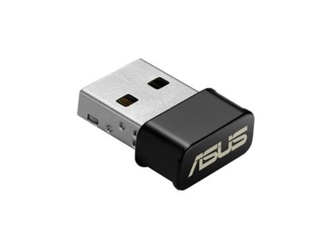 Сетевой адаптер, ASUS, USB-AC53 Nano, 2.4/5 ГГц, 1200 Мбит/с, MIMO, 2х PIFA встроенные антенны, USB 2.0