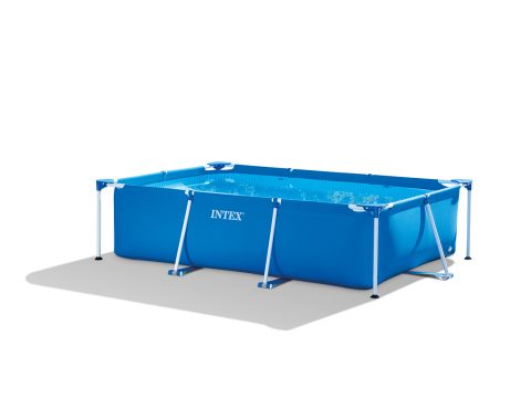 Каркасный бассейн Rectangular Frame 260 x 160 х 65 см, INTEX, 28271NP, Винил, 2282 л., Стальной каркас, Синий, Цветная коробка
