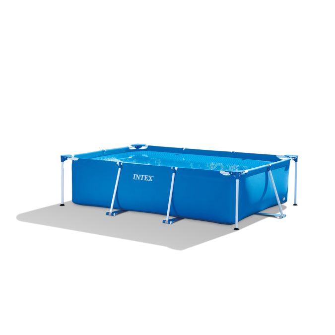 Каркасный бассейн Rectangular Frame 260 x 160 х 65 см, INTEX, 28271NP, Винил, 2282 л., Стальной каркас, Синий, Цветная коробка