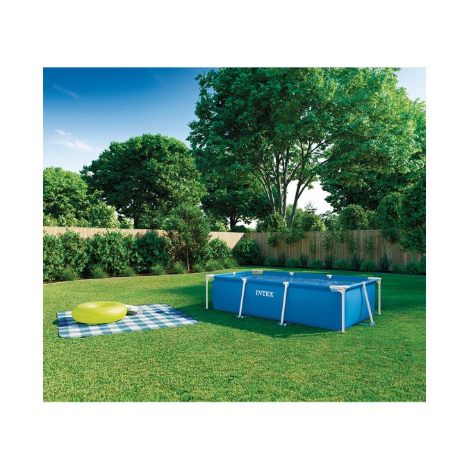 Каркасный бассейн Rectangular Frame 260 x 160 х 65 см, INTEX, 28271NP, Винил, 2282 л., Стальной каркас, Синий, Цветная коробка