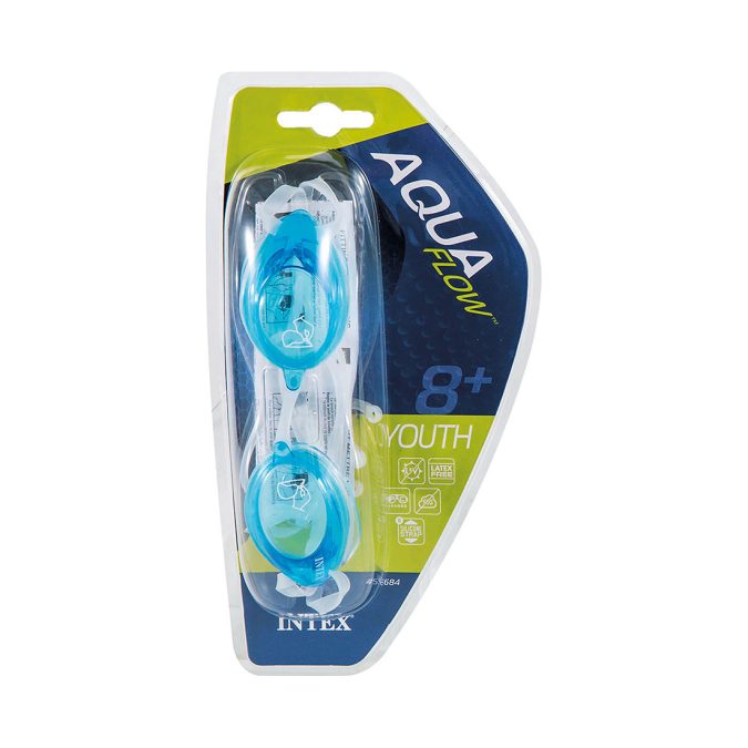 Очки для плавания Sport Relay, INTEX, 55684, Пластик, 8+, Цвета в ассортименте, Блистер