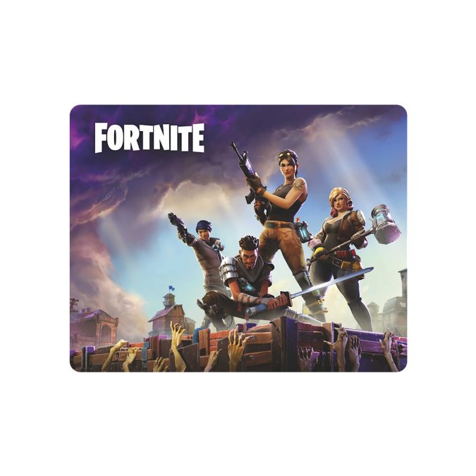 Коврик для компьютерной мыши, XG, Fortnite, 260 x 210 x 2mm, Резиновая основа, Тканевая поверхность, Склеивание, Гладкая поверхность, Синий