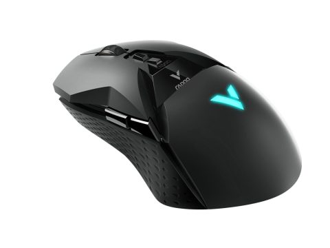 Компьютерная мышь, Rapoo, VT950 Pro, Игровая, Оптическая, Комбинированная, USB/Беспроводная, Встроенный аккумулятор, 2.4GHz, 16000dpi, LED подсветка, Тканевая оплетка кабеля, Черный