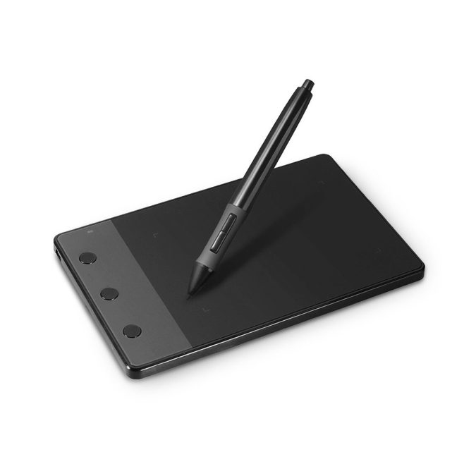 Графический планшет, Huion, H420, Разрешение 4000 lpi, Чувствительность к нажатию 2048, Интерфейс USB, Рабочая область 106*64,6 мм. (4,17"х2,23"), Чёрный