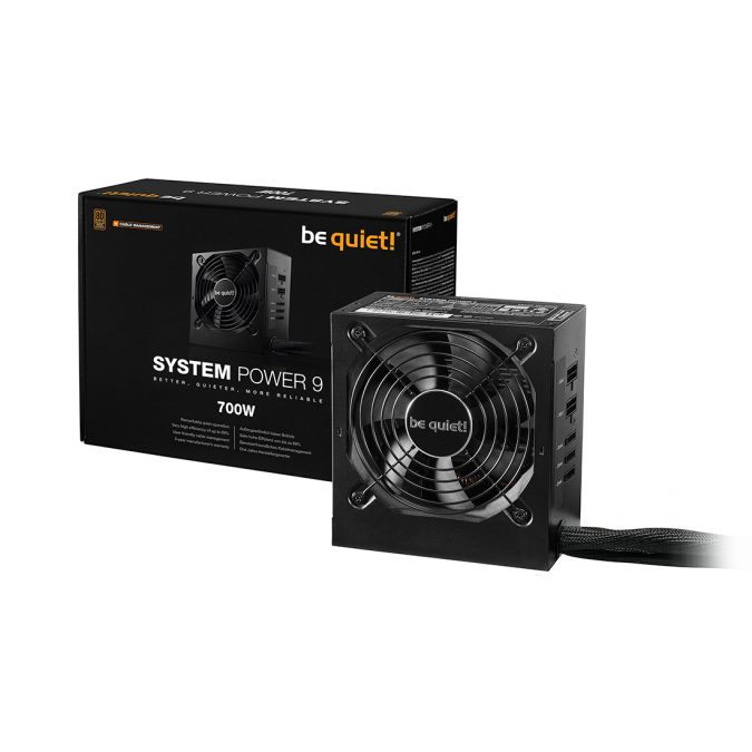 Блок питания, Bequiet!, System Power 9 700W CM, BN303, 700W, 80 PLUS Bronze, ATX, 20+4-pin, P4+4, 4xPCI-E 6+2-pin, 2xPATA 4-pin, 10xSATA 15-pin, FDD, кабель питания, черный
