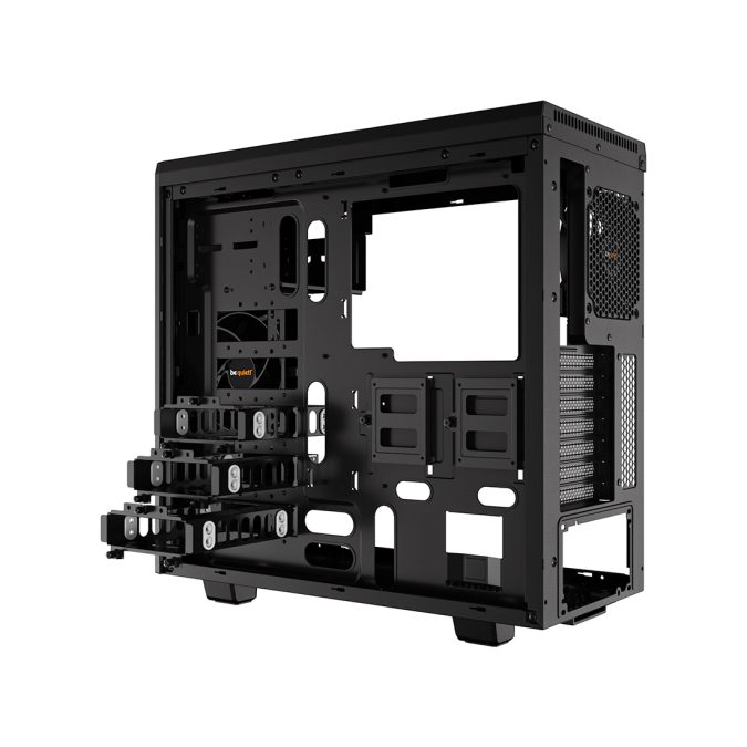 Компьютерный корпус, Bequiet!, Pure Base 600, BG022, Midi Tower, ATX/Micro ATX/Mini-ITX, USB 3.2 Type-A*2, HD-Audio/Mic, 1*120 мм Pure Wings 2/1*140 мм Pure Wings 2, Высота процессорного куллера до 165 мм, Длина VGA до 425 мм, 2*5.25"/3*3.5"/8*2.5", Пластик/Сталь, 492*220*470 мм, Без Б/П, Серый