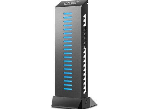 Держатель видеокарты, DeepCool, GH-01 A-RGB, DP-GH01-ARGB Чёрный