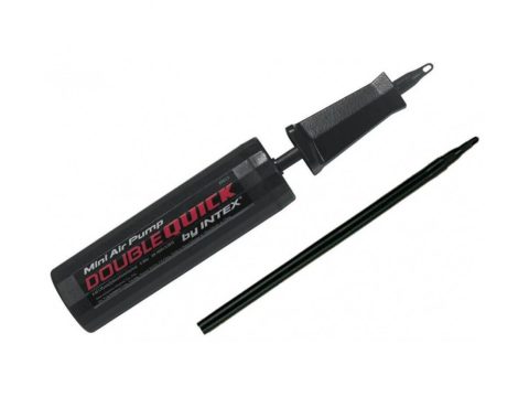 Насос ручной Double Quick Mini Hand Pump 29 см., INTEX, 69613, Пластик, Объем камеры 0.45 л., Черный, Пакет