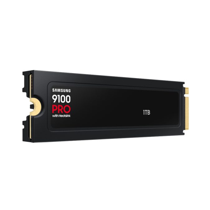 Твердотельный накопитель SSD, Samsung, 9100 PRO Heatsink MZ-VAP1T0CW, 1TB, PCIe 5.0 NVMe, 14800/13400 Мб/с, PS5 Compatible