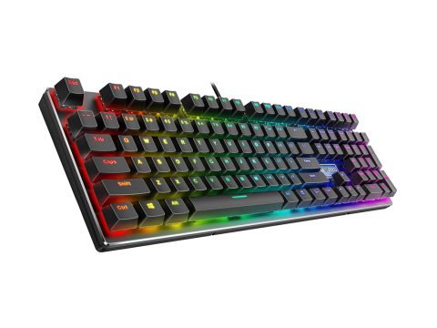 Клавиатура, Rapoo, V700RGB, Игровая, USB, Кол-во стандартных клавиш 104, Длина кабеля 1,8 метра, RGB, Анг/Рус, Чёрный