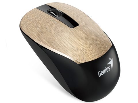 Компьютерная мышь, Genius, NX-7015, 3D, Оптическая, 1600dpi, Беcпроводная 2.4ГГц, Золотой