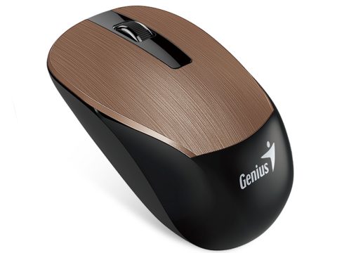 Компьютерная мышь, Genius, NX-7015, 3D, Оптическая, 1600dpi, Беcпроводная 2.4ГГц, Розово Коричневый