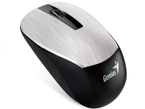 Компьютерная мышь, Genius, NX-7015, 3D, Оптическая, 1600dpi, Беcпроводная 2.4ГГц, Серебристый