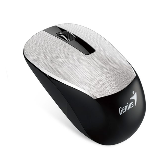 Компьютерная мышь, Genius, NX-7015, 3D, Оптическая, 1600dpi, Беcпроводная 2.4ГГц, Серебристый