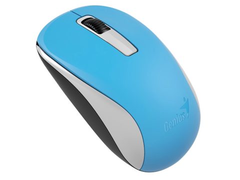 Компьютерная мышь, Genius, NX-7005, 3D, Оптическая, 1200dpi, Беcпроводная 2.4ГГц, 1 x AA, Голубой