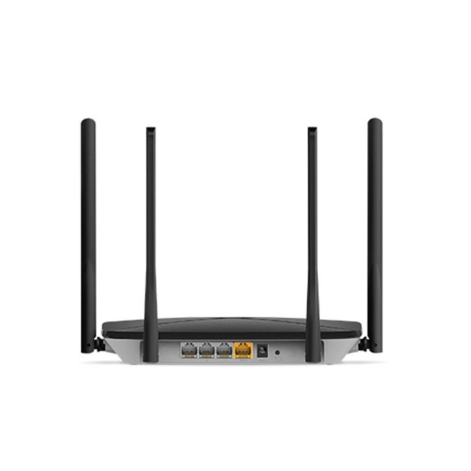 Маршрутизатор, Mercusys, AC12G, AC1200, 1200 Мбит/с, 1 порт WAN 10/100/1000 мбит/с , 3 порт LAN 10/100/1000 мбит/с
