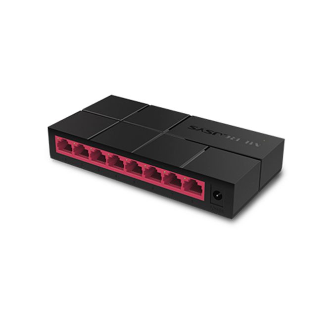 Коммутатор, Mercusys, MS108G, 8 портов 10/100/1000 Мбит/с (RJ45) Auto MDI/MDIX, Неуправляемый