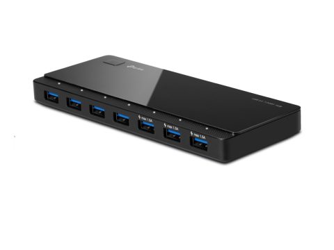 Концентратор USB, TP-Link, UH700, 7-портовый концентратор USB 3.0,1 порт micro USB, тип B