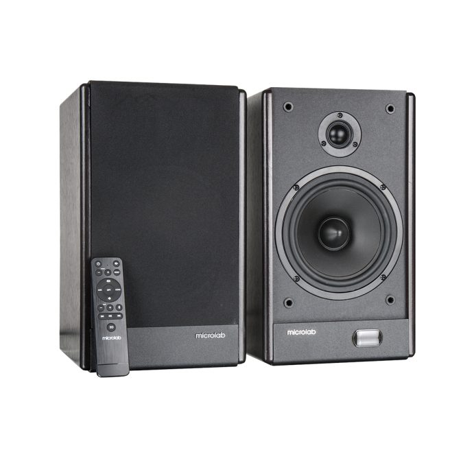 Акустическая система, Microlab, SOLO26, 2.0, 66Вт, Optical, Coaxial, AUX вход 380 mV, Беспроводной пульт ДУ, Возможность подключения к двум источникам звука одновременно, Чёрный