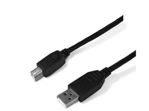 Интерфейсный кабель, SVC, AB0500-P, A-B, Hi-Speed USB 2.0, 30В, Чёрный, Пол. пакет, 5 м.