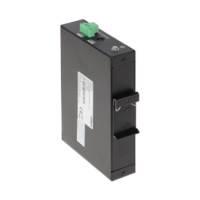 Коммутатор, Dahua, DH-PFS3106-4ET-60, Индустриальный, 4 порта 10/100M + 1 комбо порт 10/100/1000Base-T/Base-X , Неуправляемый, PoE, Корпус металл