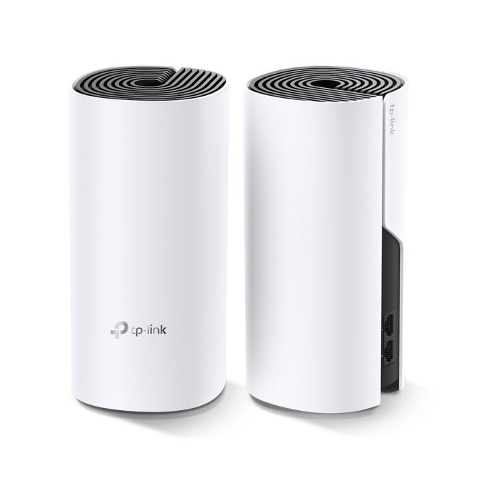 Маршрутизатор, TP-Link, Deco M4(2-pack), Wi-Fi 5, 802.11a/b/g/n/ac, 2,4 ГГц/5 ГГц, AC1200, 2 порта 10/100/1000M WAN/LAN, 2 модуля в комплекте