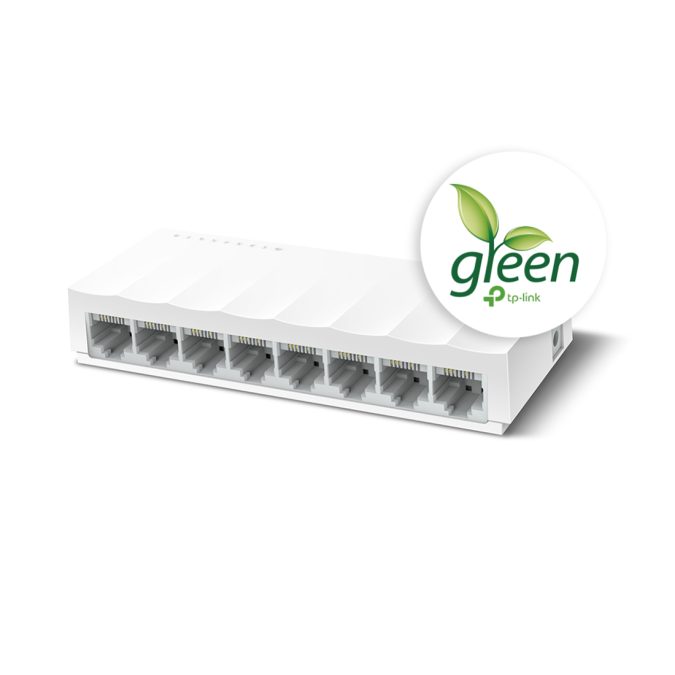 Коммутатор , TP-Link, LS1008, Неуправляемый, 8 портов 10/100 Мбит/с RJ45 с автосогласованием и Auto-MDI/MDIX