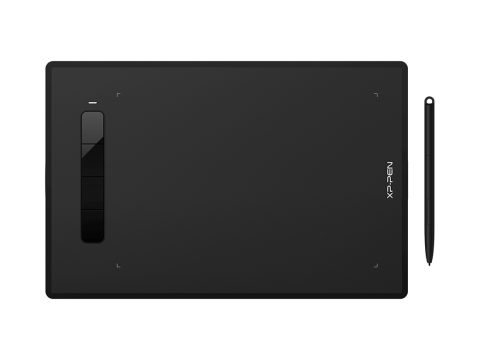 Графический планшет, XP-Pen, Star G960S PLUS, Разрешение 5080 lpi, Чувствительность к нажатию 8192, Интерфейс USB, Рабочая область 9"х6" (228,8 x 152,6 мм), Перо Безбатарейный стилус PH2 (с цифровым ластиком), Чёрный