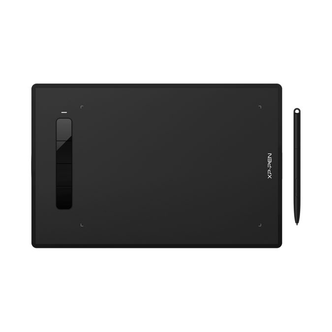 Графический планшет, XP-Pen, Star G960S, Разрешение 5080 lpi, Чувствительность к нажатию 8192, Интерфейс USB, Рабочая область 9"х6" (228,8 x 152,6 мм), Перо Безбатарейный стилус PH3, Чёрный