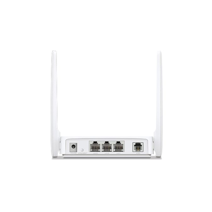 Маршрутизатор, Mercusys, MW300D, Wi-Fi роутер 802.11b/g/n с ADSL2+ модемом, 3 порта LAN 10/100 Мбит/с 1 порт RJ11