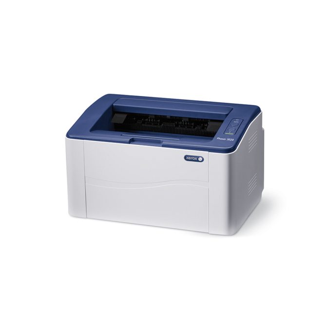 Монохромный принтер, Xerox, Phaser 3020BI, 3020V_BI, Лазерный, А4, 20 стр./мин., Подача 150 листов, 600 МГц CPU, 128 МБ RAM, USB 2.0, Wi-Fi