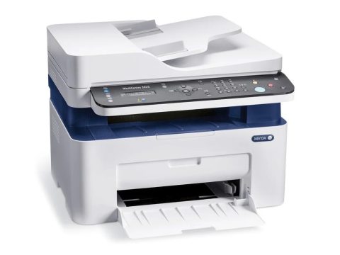 Монохромное МФУ, Xerox, WorkCentre 3025NI, 3025V_NI, Лазерное, А4, 20 стр./мин., Подача 150 листов, Односторонний автоподатчик документов, до 17 изобр./мин., ЖК Дисплей, 600 МГц CPU, 128 МБ RAM, USB 2.0, Ethernet 10/100, Wi-Fi, Fax