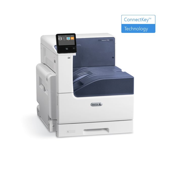 Цветной принтер, Xerox, VersaLink C7000N, C7000V_N, Лазерный , А3, 35 стр./мин., Подача 620 листов, Сенсорный дисплей 5", 1.05 ГГц CPU, 2 ГБ RAM, USB 3.0, Ethernet 10/100/1000, NFC