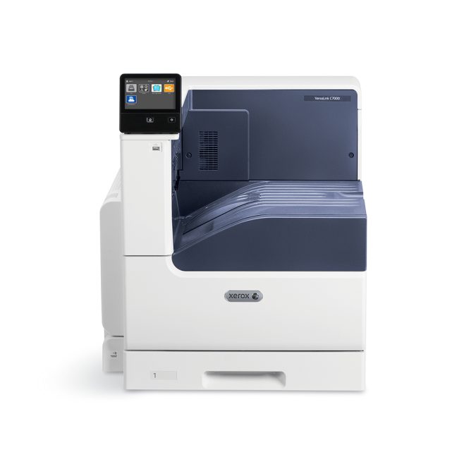 Цветной принтер, Xerox, VersaLink C7000N, C7000V_N, Лазерный , А3, 35 стр./мин., Подача 620 листов, Сенсорный дисплей 5", 1.05 ГГц CPU, 2 ГБ RAM, USB 3.0, Ethernet 10/100/1000, NFC