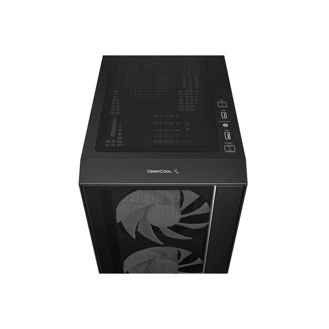 Компьютерный корпус, Deepcool, MATREXX 55 MESH V4, R-MATREXX55-BKAGA4-G-4, ATX/Micro ATX, USB 3.0*2, HD-Audio, Кулер 1*120мм/3*140мм ARGB, Высота процессорного кулера до 165мм, Длина VGA до 370мм, 2*3.5"/3*2.5", Сталь 0,6, 421х215х483мм, Без Б/П,Чёрный