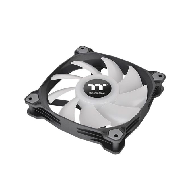 Кулер для компьютерного корпуса,Thermaltake, Pure Duo 12 ARGB Sync Radiator Fan (2-Fan Pack), CL-F115-PL12SW-A, ARGB 120мм вентилятор, 500-1000 об.мин, 56.51 CFM, 28 dB(A), 4pin, 120x120x25мм, Черный