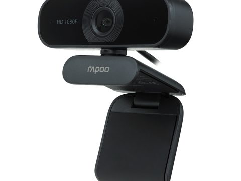 Веб-Камера, Rapoo, C260, USB 2.0, 1080x720, 2.0Mpx, Микрофон, Длина кабеля 150 см, Крепление: зажим, Чёрный