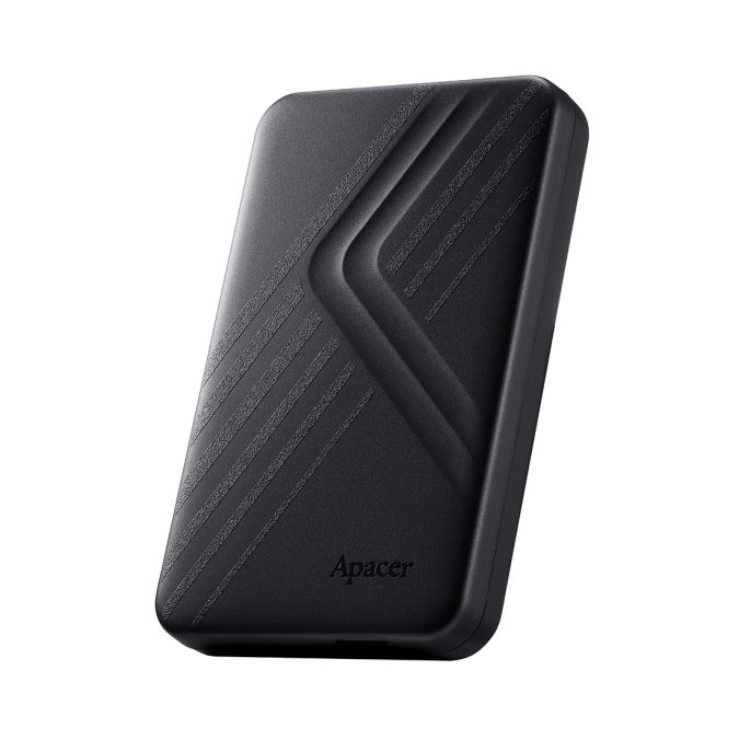 Внешний жёсткий диск, Apacer, AC236, AP2TBAC236B-1, 2TB, 2.5", USB 3.1, Чёрный