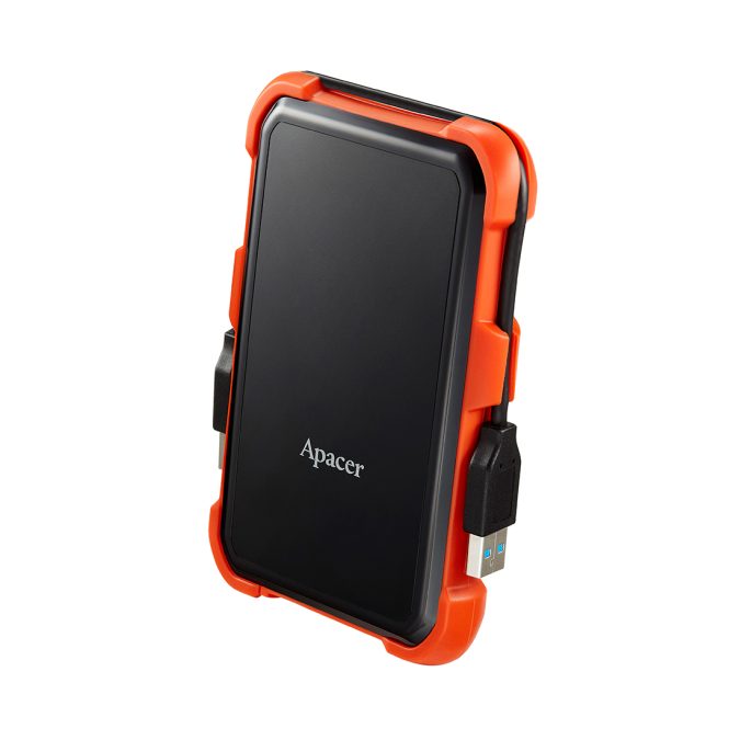 Внешний жёсткий диск, Apacer, AC630, AP1TBAC630T-1, 1TB, 2.5", USB 3.1, Оранжевый