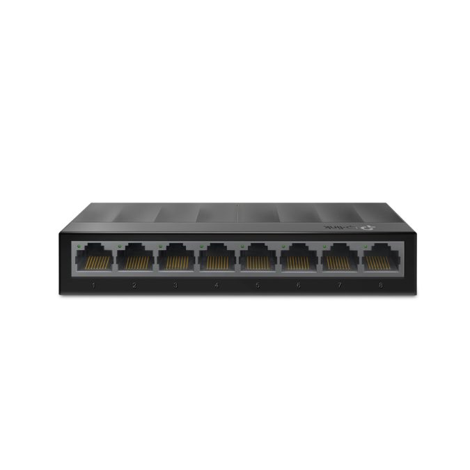 Коммутатор, TP-Link, LS1008G, Неуправляемый 8-портовый 10/100/1000 Мбит/с настольный коммутатор.