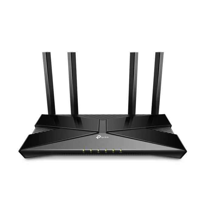 Маршрутизатор, TP-Link, Archer AX20, Wi-Fi-6 до 1,8 Гбит/с — до 1201 Мбит/с на частоте 5 ГГц, до 574 Мбит/с на частоте 2,4 ГГц, 802.11a/b/g/n/ac/ax, 4 фиксированные антенны MU-MIMO, OFDMA, 1 гигабитный порт WAN, 4 гигабитных порта LAN