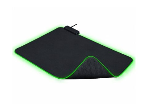 Коврик для компьютерной мыши, Razer, Goliathus Chroma, RZ02-02500100-R3M1, 355*255*3мм, На базе подсветки Razer Chroma™ с возможностью настройки 16,8 млн цветовых оттенков, Микротекстурированная тканевая поверхность, Резиновое основание, Крепление для фиксации кабеля мыши, Чёрный