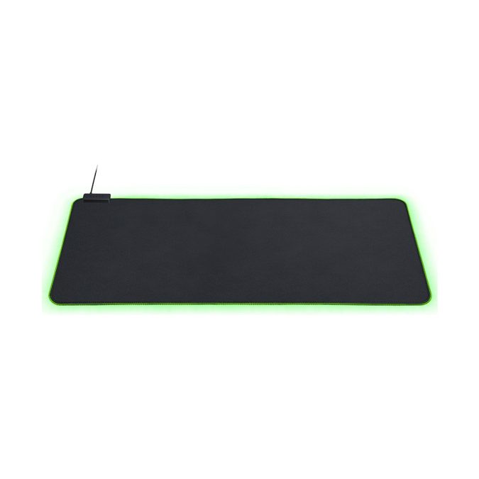 Коврик для компьютерной мыши, Razer, Goliathus Extended Chroma, RZ02-02500300-R3M1, 920*294*3мм, На базе подсветки Razer Chroma™ с возможностью настройки 16,8 млн цветовых оттенков, Микротекстурированная тканевая поверхность, Резиновое основание, Крепление для фиксации кабеля мыши, 560 г, Чёрный