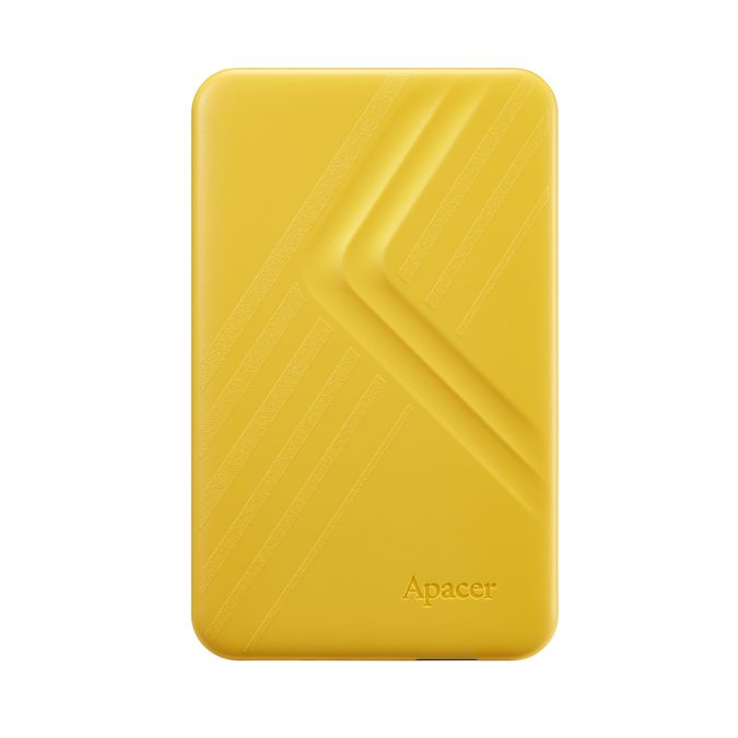 Внешний жёсткий диск, Apacer, AC236, AP1TBAC236Y-1, 1TB, 2.5", USB 3.1, Желтый