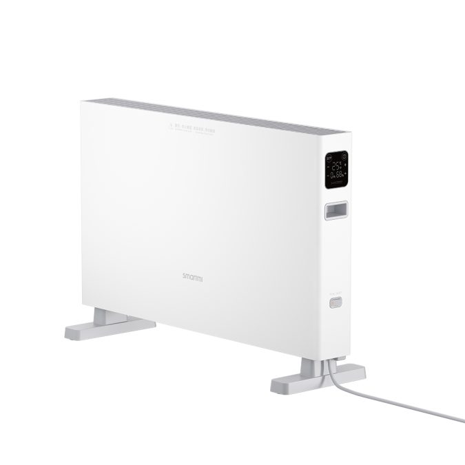 Обогреватель конвекторный Смарт-версия, Smartmi, Convector Heater 1S, Электронное управление, Нагрев до 28 градусов Цельсия, Таймер, Управление через Wi-Fi, Белый