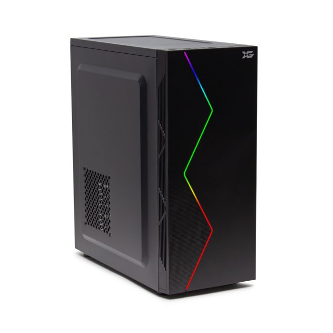 Компьютерный корпус, XG, Galaxy, ATX/Micro ATX, USB 2.0x2,HD-Audio+Mic, Высота процессорного кулера 150мм, Длина VGA до 330мм, 2*3.5"/2*2.5", Толщина 0.4мм, 340x180x410мм, RGB, Без Б/П, Черный