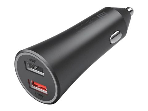 Автомобильное зарядное устройство, Mi, 37W Dual-Port Car Charger, GDS4147GL/CC06ZM, 2 порта, Черный